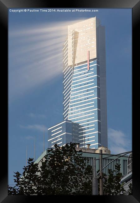 Eureka Tower, Melbourne Framed Print by Pauline Tims