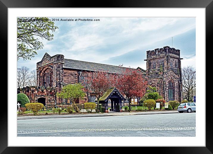 Christ Church, Port Sunlight, Wirral, UK Framed Mounted Print by Frank Irwin