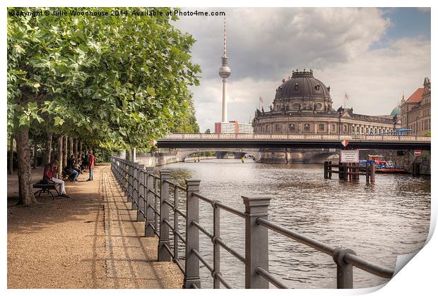 By the Spree Print by Julie Woodhouse