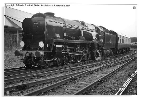 34046 Braunton at Matlock Acrylic by David Birchall