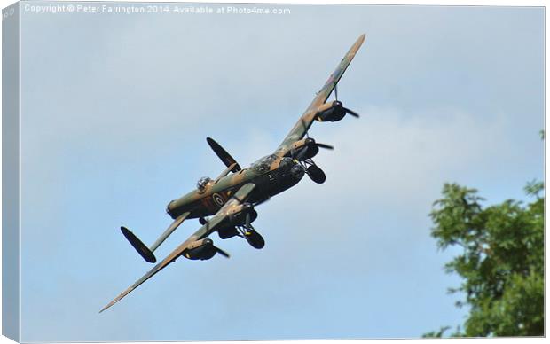 Lancaster Canvas Print by Peter Farrington