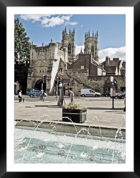 Exhibition square York Framed Mounted Print by Robert Gipson