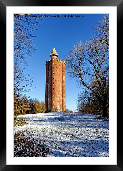 King Alfreds Tower, Stourton, Wiltshire, UK Framed Mounted Print by Andrew Harker