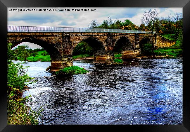 Laigh Milton Viaduct Framed Print by Valerie Paterson