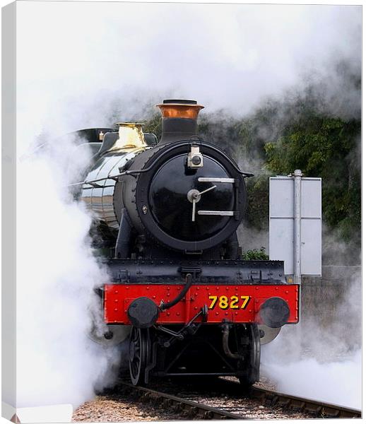 Out of the Steam Canvas Print by Graeme B
