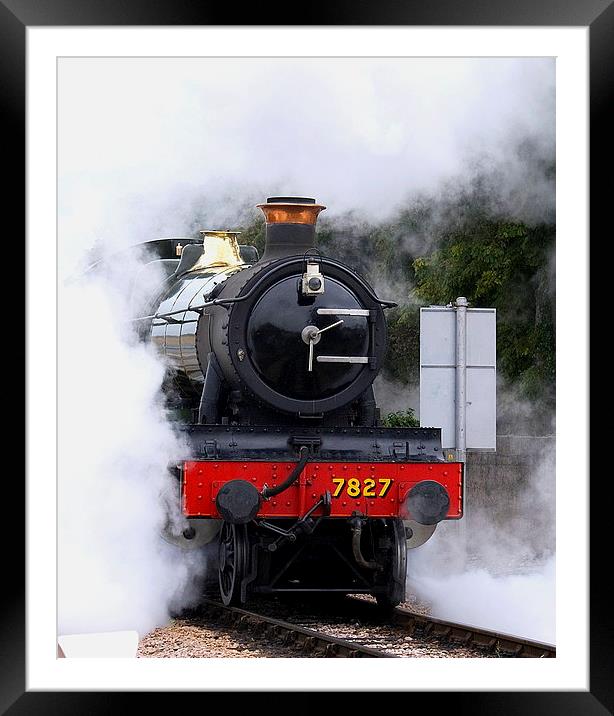 Out of the Steam Framed Mounted Print by Graeme B