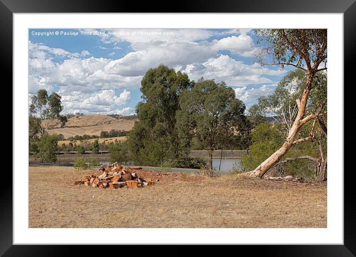 Strath Creek Victoria Framed Mounted Print by Pauline Tims