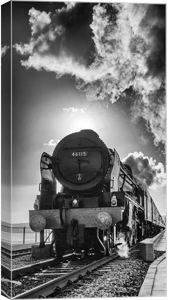 Steaming Through Canvas Print by Paul Want