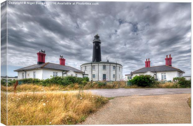 The Old Lighthouse Canvas Print by Nigel Bangert