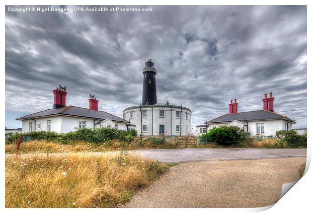 The Old Lighthouse Print by Nigel Bangert