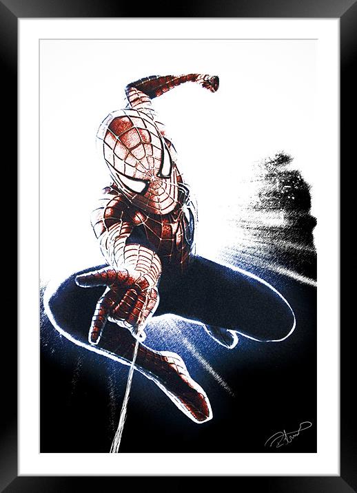 Spidy Framed Mounted Print by Rob Toombs
