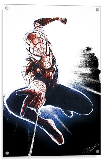 Spidy Acrylic by Rob Toombs