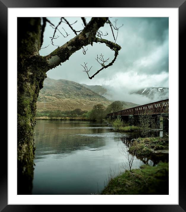 Bridge over the Loch Framed Mounted Print by Fraser Hetherington