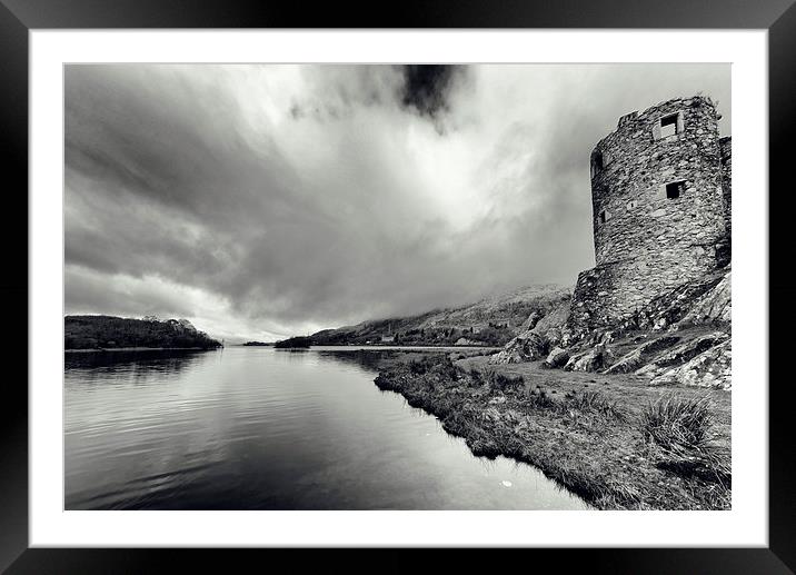 Looking up the Loch Framed Mounted Print by Fraser Hetherington