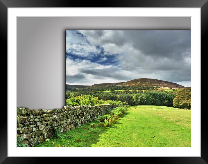 Out of bounds, Yorkshire wall Framed Mounted Print by Robert Gipson