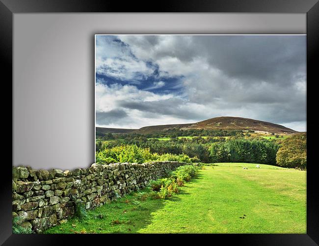 Out of bounds, Yorkshire wall Framed Print by Robert Gipson