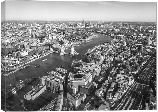 The Shard View Canvas Print by Clive Eariss
