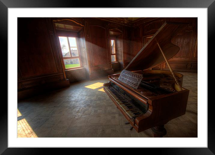 Darkly Musical Framed Mounted Print by Keith Thorne