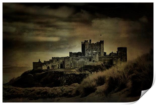 Bamburgh Castle Print by kevin wise