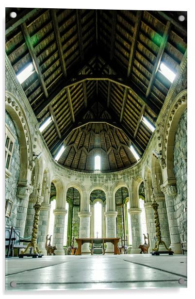 Inside St Conans Acrylic by Fraser Hetherington