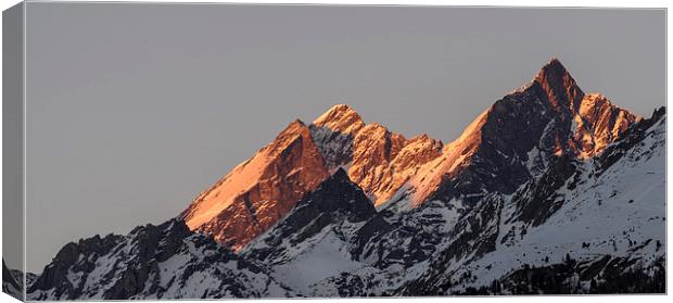 Taschorn Sunset Canvas Print by James Grant