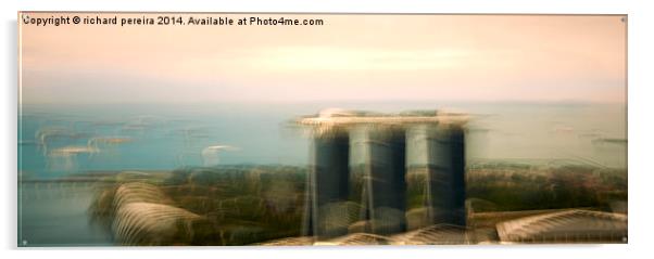 Marina Bay Sands Acrylic by richard pereira