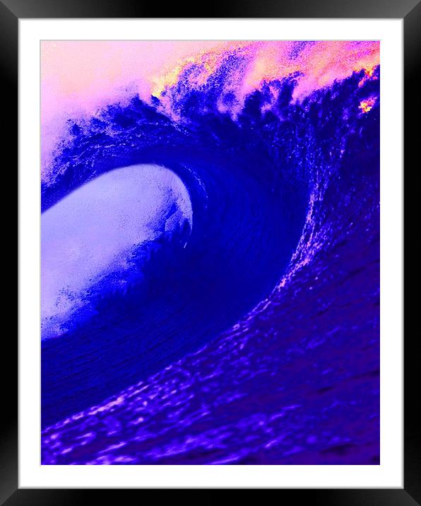 Abstract Wave Framed Mounted Print by Matthew Lacey