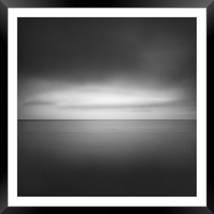 Clear Horizon Framed Mounted Print by Ian Barber