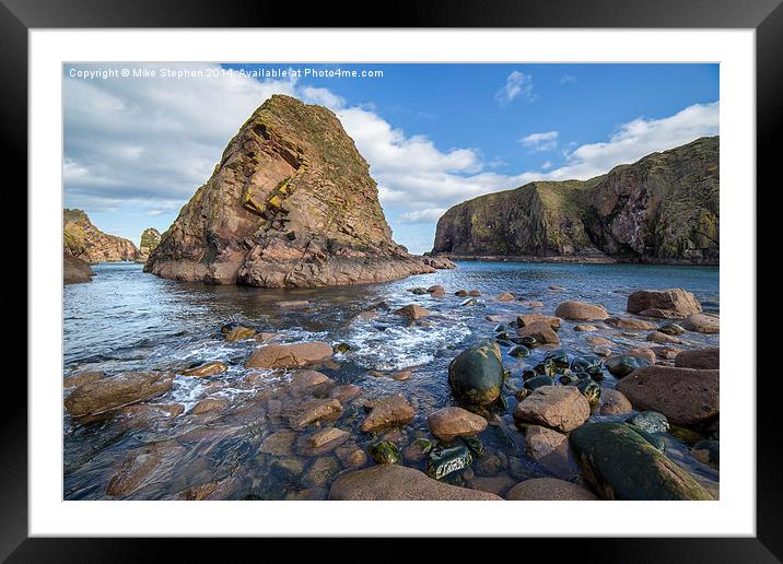 Bullers of Buchan Framed Mounted Print by Mike Stephen