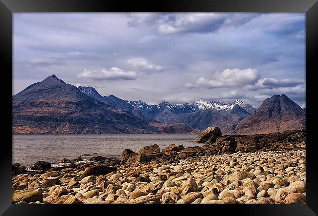 Cuillin View Scotland Framed Print by Jacqi Elmslie