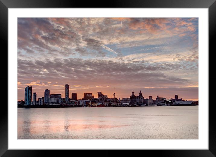 City Dawn Framed Mounted Print by Jed Pearson