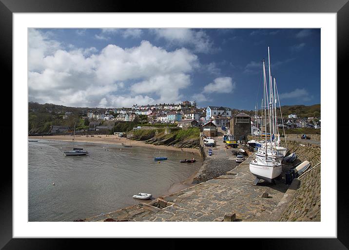 New Quay Framed Mounted Print by Rory Trappe