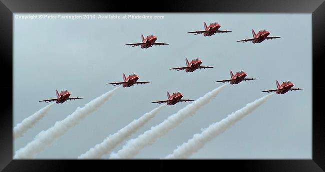 The Reds Framed Print by Peter Farrington
