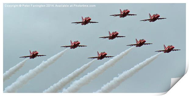 The Reds Print by Peter Farrington