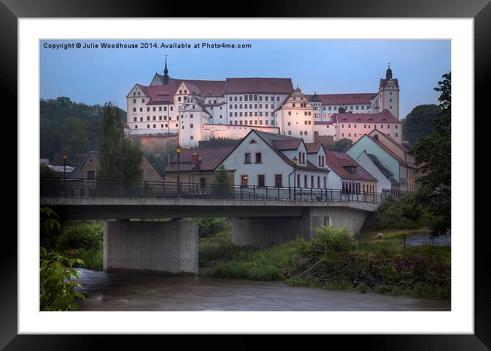 Colditz Castle Framed Mounted Print by Julie Woodhouse