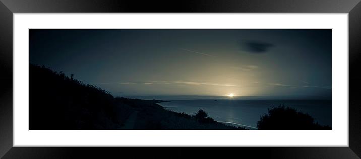 An Alternative Take On Sunset Framed Mounted Print by Nigel Jones