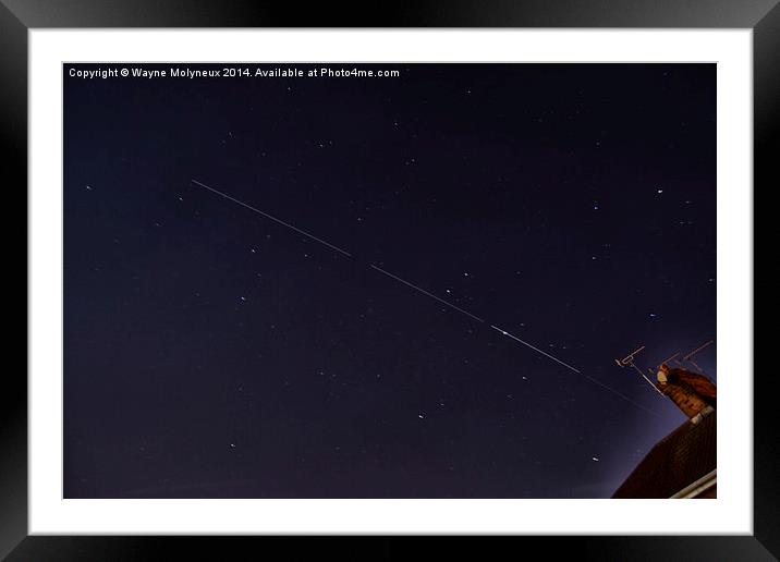 ISS Space Travellers Framed Mounted Print by Wayne Molyneux
