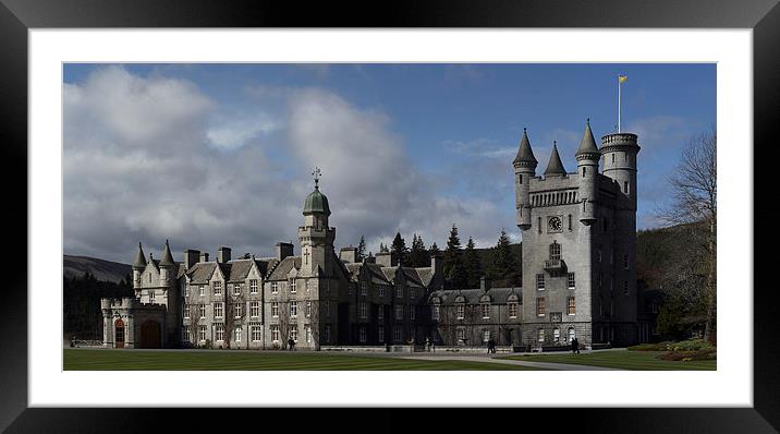 Balmoral Castle - Panorama Framed Mounted Print by Maria Gaellman