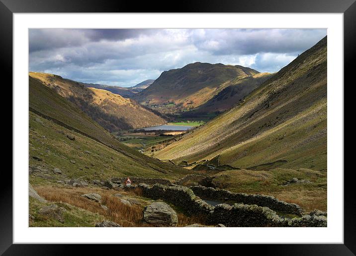 Lakes Framed Mounted Print by Chris Barker