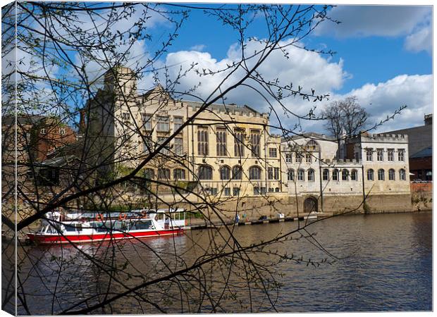 York City Guildhall on the river Ouse Canvas Print by Robert Gipson