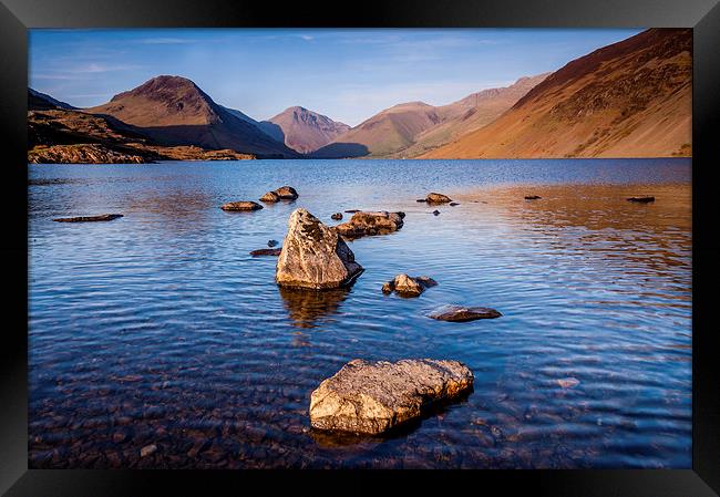 Wastwater Cumbria Framed Print by Dave Hudspeth Landscape Photography