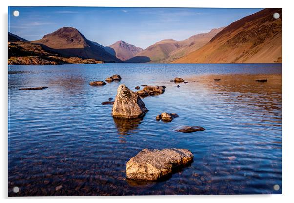 Wastwater Cumbria Acrylic by Dave Hudspeth Landscape Photography
