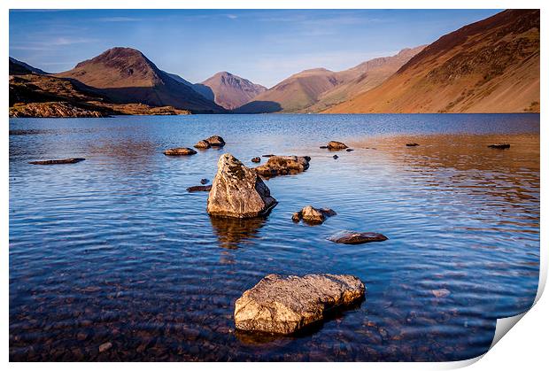 Wastwater Cumbria Print by Dave Hudspeth Landscape Photography
