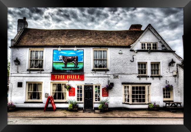 The Bull Pub Theydon Bois Essex Framed Print by David Pyatt