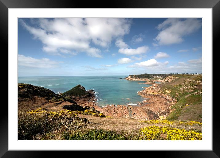Noirmont Point Framed Mounted Print by Rob Hawkins