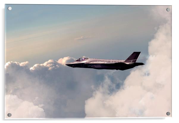 RAF F-35 Lightning II Acrylic by J Biggadike