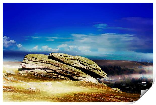 Haytor Print by Alexia Miles