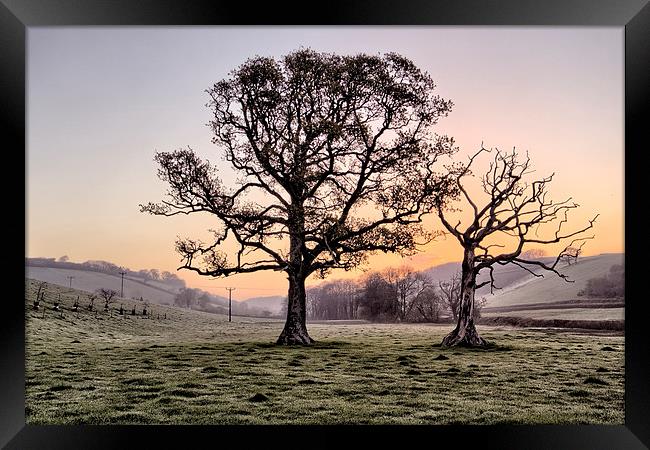 North Devon Sunrise Framed Print by Dave Wilkinson North Devon Ph