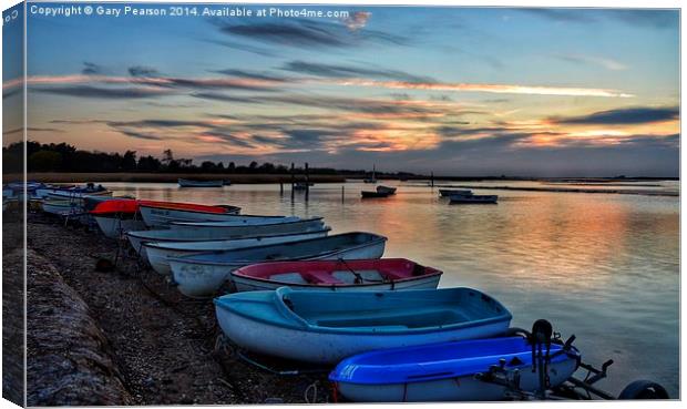 Brancaster Staithe Norfolk Canvas Print by Gary Pearson
