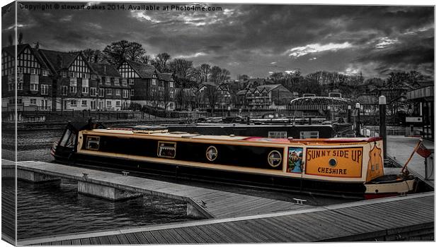 Northwich sunny side up Canvas Print by stewart oakes